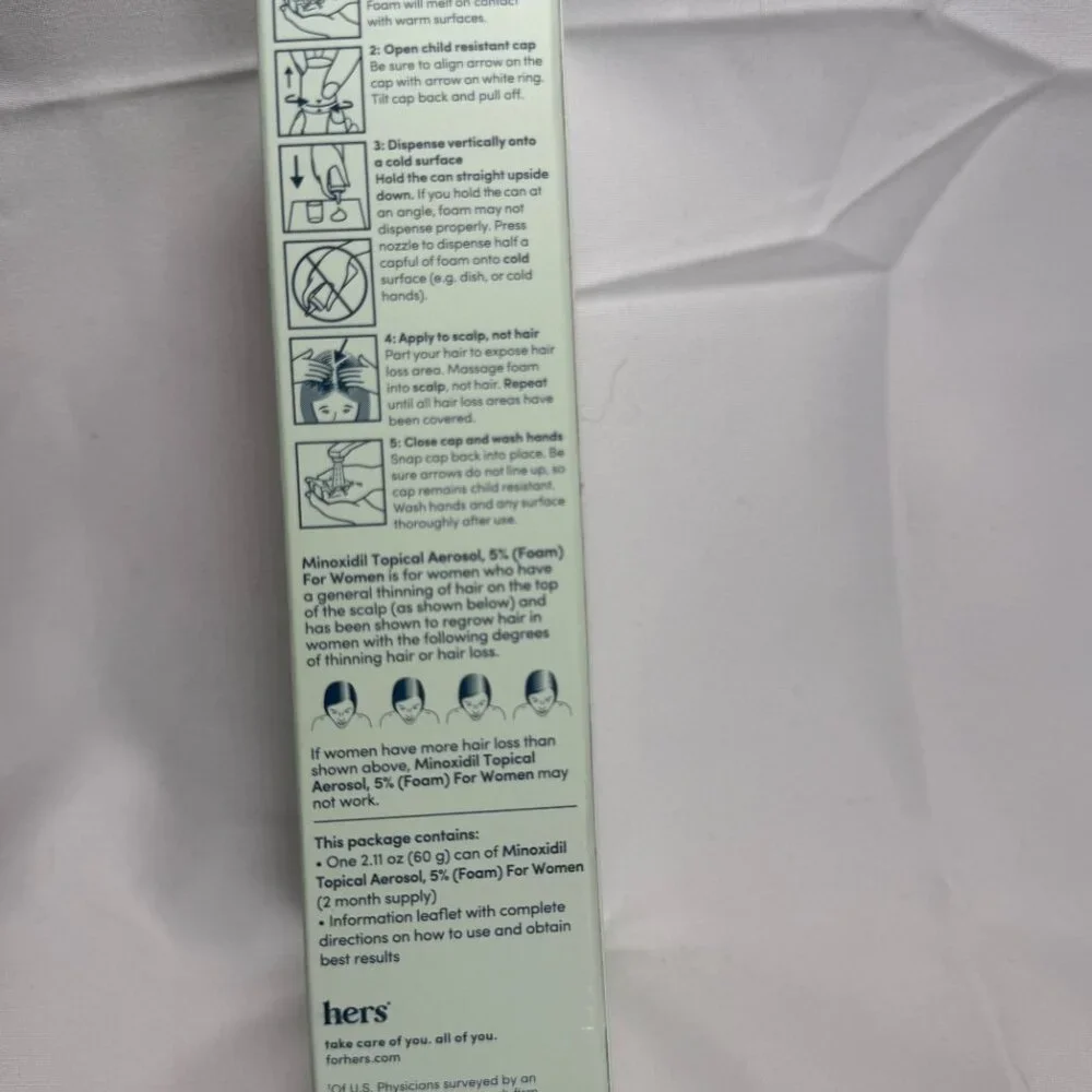 Hers Topical Minoxidil Foam 5% MSRP $54 - Picture 5 of 5
